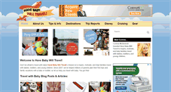 Desktop Screenshot of havebabywilltravel.com